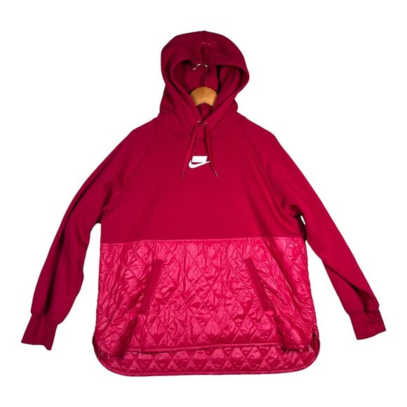 Nike Men's Hoodie Sportswear Club Blank Active Graphic Pullover Sweatshirt sz L - Picture 1 of 7